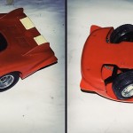 modellino originale Alfa Romeo codalunga mod. 33 filoguidata, d'epoca